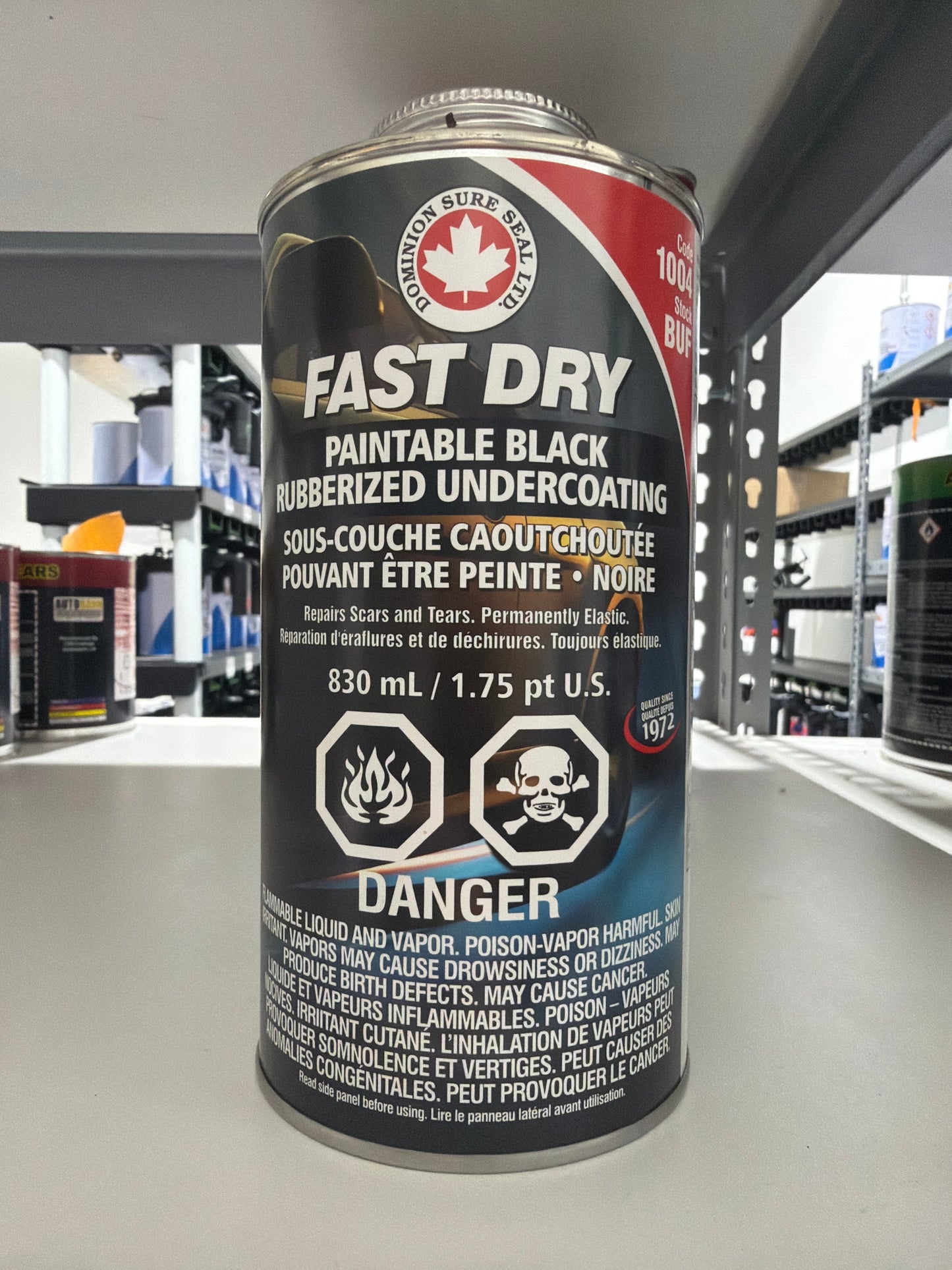 BUF Fast Dry Paintable Black Undercoat Quart