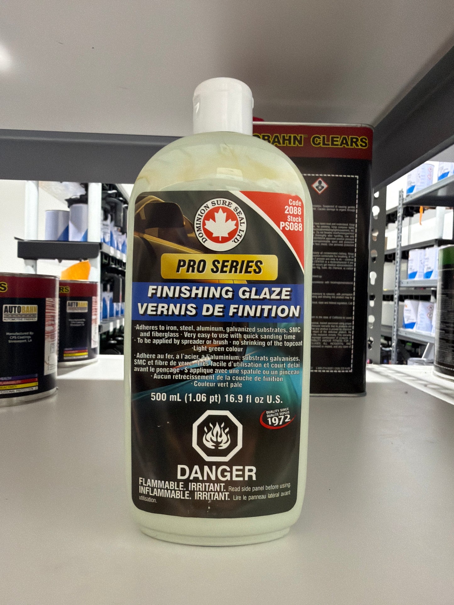 Pro Series Finishing Glaze 500ML + Cream hardener