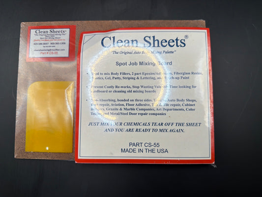 Mini Clean Sheet Board
