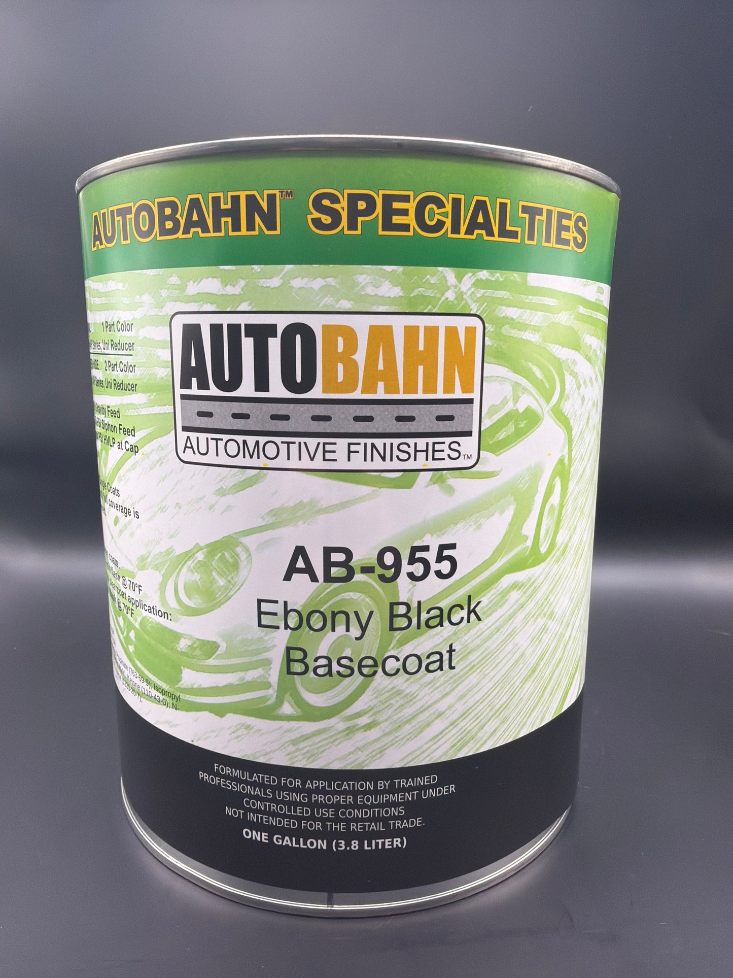 Autobahn AB-955 - Ebony Black Basecoat