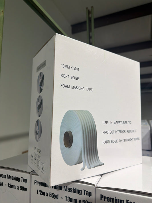 Premium Foam Masking Tape 1/2"x55yds