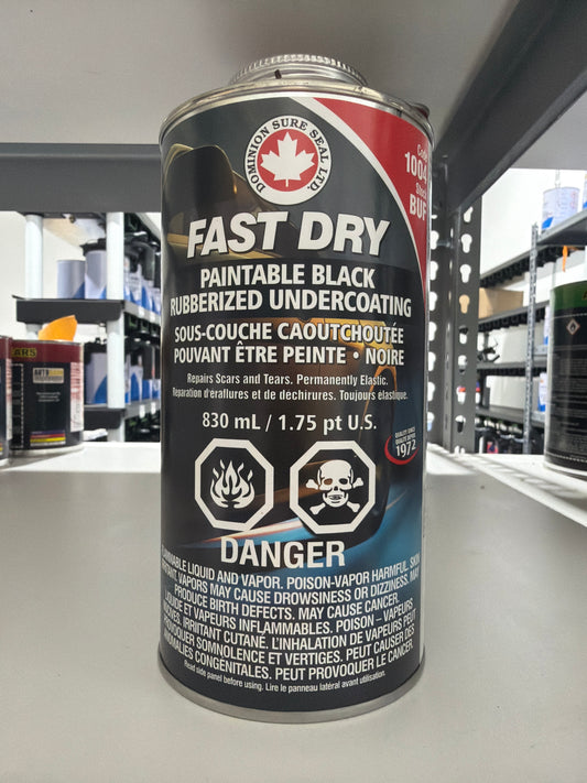 BUF Fast Dry Paintable Black Undercoat Quart