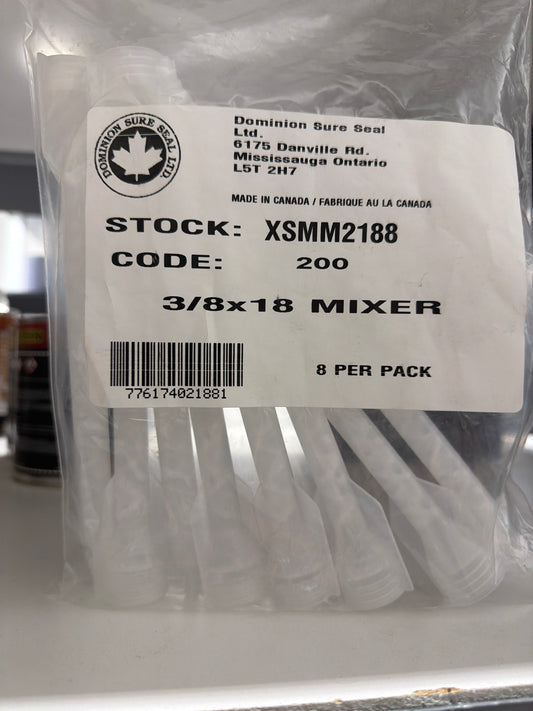 Mixing Nozzles 3/8x18 - 8 pack 200ML 7oz