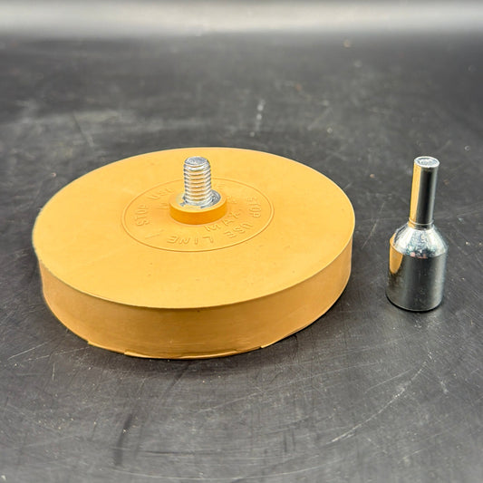 4" Adhesive Eraser Wheel w/ Pad