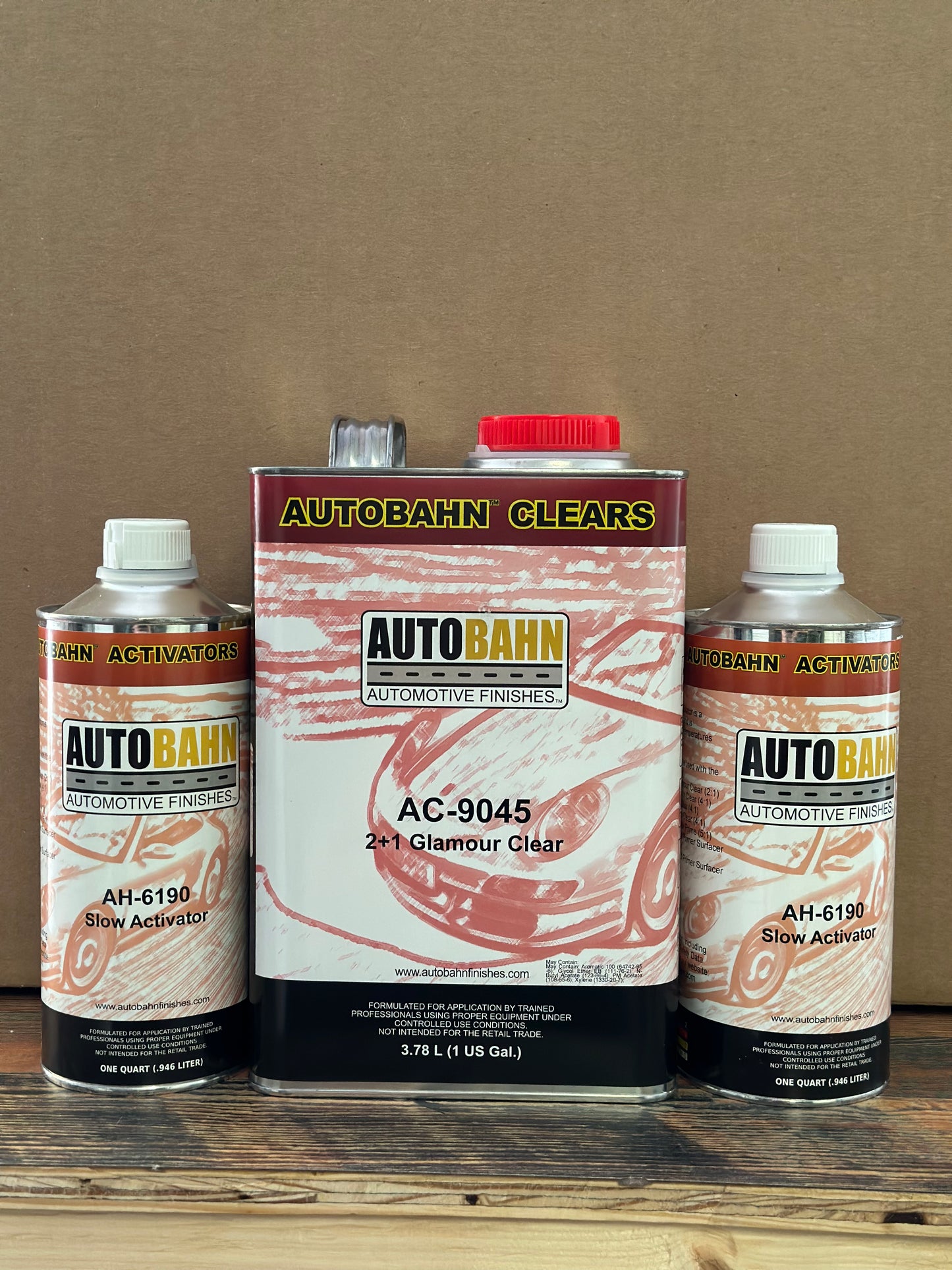 Autobahn AC-9045 “Wet Wet” Glamour Clear Gallon Kit