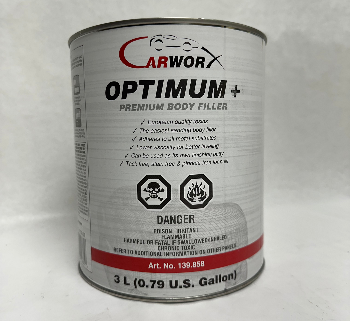 Carworx 139858 Optimum Body Filler - Gal