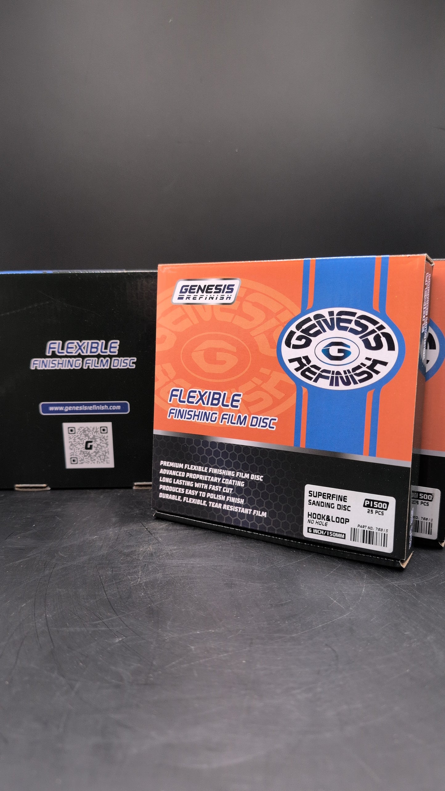 Genesis 6in Orange Flex Finishing Discs (25)